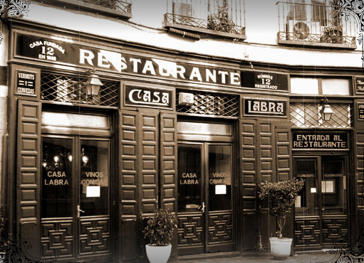 Restaurante Casa Labra. Madrid