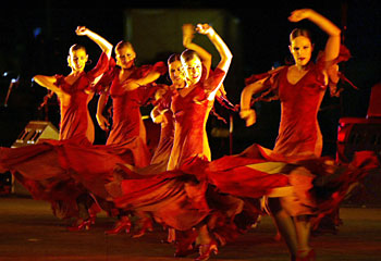 Flamenco-dancers. Barcelona Ciutat Vella