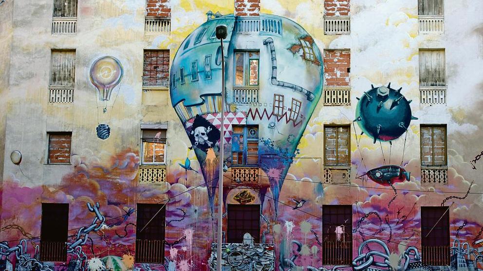 La Carbonería Picture courtesy of La Vanguardia Best street art in Barcelona