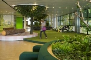 Nuevo Parque del Aeropuerto de Amsterdam 300x198 Zone verte dans laéroport dAmsterdam. Soufflez!