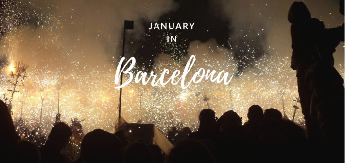 January in Barcelona